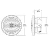 Roswell R1 8 Marine Speakers - White - 100W RMS 200W Peak Power