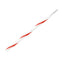 Pacer 16 AWG Gauge Striped Marine Wire 500' Spool - White w/Red Stripe
