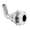 Whitecap 1-1/2" Duplex Stainless Steel 90 Degree Thru-Hull Fitting