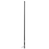 Scout 4' Black VHF Antenna 3dB Stainless Steel Ferule w/5M RG-58 Includes PL-259