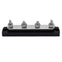 Bluewater Common Stud Busbar 4 Gang - Black