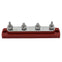 Bluewater Common Stud Busbar 4 Gang - Red