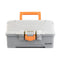 Plano Two-Tray Tackle Box - Light Grey/Dark Grey