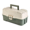 Plano Three-Tray Tackle Box - Green/Tan