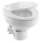 Dometic MasterFlush 7160 White Electric Macerating Toilet w/Orbit Base, Raw Water Flush - 24V