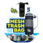 Star brite Mesh Trash Bag w/Locking Suction Cup Litter Guard Cinch Tie - 5 Gallons
