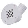 T-M Marine 90-Degree Cockpit Scupper Drain - White