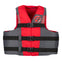 Full Throttle Adult Nylon Life Jacket - L/XL - Black/Red
