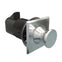 Southco Point Push-to-Close Latch, Square Housing, Chrome Housing, Chrome Knob