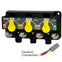 Egis XD Flex 1 Triple Relay/VSR/LVD w/Knob - 6-Pin DTM Connector