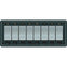 Blue Sea 8261 Waterproof Panel 8 Position - Slate Grey