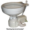 Raritan Sea Era Toilet - Household Style - Freshwater Solenoid - Straight 90 Discharge - Smart Toilet Control - 12v