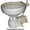 Raritan Sea Era Toilet - Marine Size - Freshwater Solenoid - Straight 90 Discharge - Smart Toilet Control - 12v