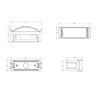 Lumitec Contour Series Inset Navigation Light - Starboard Green