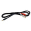 Fusion MS-CBRCA3.5 Input Cable - 1 Male (3.5 mm) to 2 Male RCA