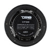 DS18 HYDRO 6.5" 2-Way Marine Speakers w/RGB LED Lights 300W - Black Carbon Fiber