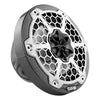 DS18 HYDRO 6.5" 2-Way Marine Speakers w/RGB LED Lights 300W - Black Carbon Fiber