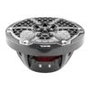 DS18 HYDRO 8" 2-Way Marine Speakers w/RGB LED Lights - 125W RMS, 4-Ohm - Black Carbon Fiber