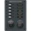 Blue Sea 8120 - 5 Position 12V Panel w/Dual USB 12V Socket