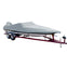 Carver Poly-Flex II Styled-to-Fit Boat Cover f/18.5 Ski Boats with Low Profile Windshield - Grey