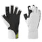 Mustang Traction UV Open Finger Gloves - White Black - Medium