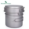 Boundless Voyage Ultralight Titanium Pot Pan Set