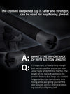 Noeby Infinite Ocean Popping Spinning Rod H/MH Power, 2.6m/2.7m 2PC