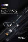 Noeby Infinite Ocean Popping Spinning Rod H/MH Power, 2.6m/2.7m 2PC