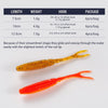 Noeby Pin Tail Fluke Minnow Soft Jig Trailer 7.5cm/10cm/12.5cm