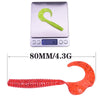 WDAIREN Grubs 5Pcs/Lot