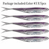 THKFISH Soft Plastic Minnow Jerkbait 100mm/3.9g 5Pcs