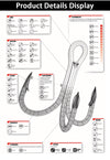 VMC Treble Hooks 8-5/0# 20/50Pcs