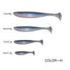 Hexakill T-Tail Shad Bait 5cm/7cm/9cm/12cm 3-34Pcs