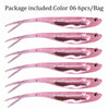 Soft Plastic Jerk Shad Lure 7.5cm/1.8g 6Pcs