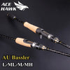 Ace Hawk AU Bassler Spinning/Casting Lure Rod L/ML/M/MH 2PC