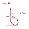 Minfishing Red Stinger Hook 50pcs