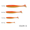 Hexakill T-Tail Shad Bait 5cm/7cm/9cm/12cm 3-34Pcs