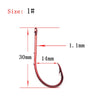 Minfishing Red Stinger Hook 50pcs