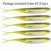 THKFISH Soft Plastic Minnow Jerkbait 100mm/3.9g 5Pcs