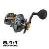 Piscifun Alijoz 300 Low Profile Baitcasting Reel 33LB Max Drag 8+1BB 8.1:1/6.6:1