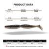 ESFISHING Spiner T-Tail Shad 100mm/125mm 6Pcs
