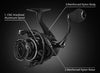 KastKing Zephyr Blackout Ultralight Spinning Reel 7+1BB 10Kg Drag Carbon Fiber Drag 5.2:1