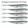 THKFISH Soft Plastic Minnow Jerkbait 100mm/3.9g 5Pcs