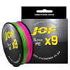 JOF X9 PE Braided Line 500/300/100m