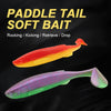 ESFISHING Bleak Paddle T-Tail Shad 125mm/20 4pcs