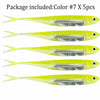 THKFISH Soft Plastic Minnow Jerkbait 100mm/3.9g 5Pcs
