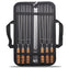 10PC Reusable BBQ Skewers Set with Storage Case