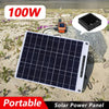 100W 5V Waterproof Solar Plate Panel Power Unit