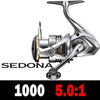 Shimano Sedona (2023) Spinning Reel 5.0:1/6.2:1/4.7:1 Ratio 3+1BB HAGANE GEAR 3-11KG Power