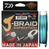 Daiwa J-BRAID Expedition (2024 Version) X8 Braided PE Line 150/300M